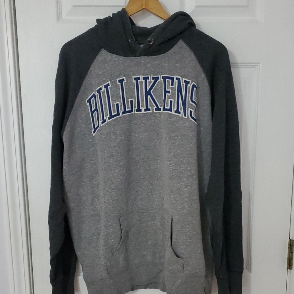 Gray and Black Billikens Men's Hoodie